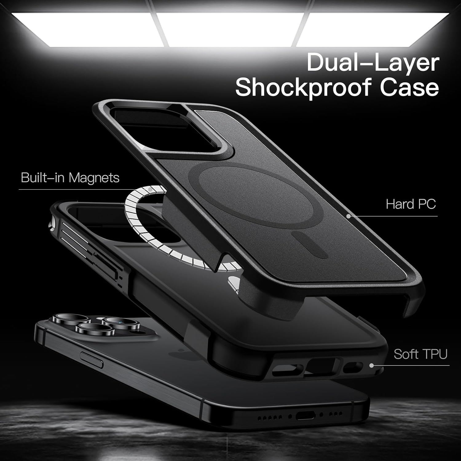 Slim Hybrid Magnetic MagSafe Case for iPhone 15 Pro Slim Hybrid Magnetic MagSafe Case for iPhone 15 Pro